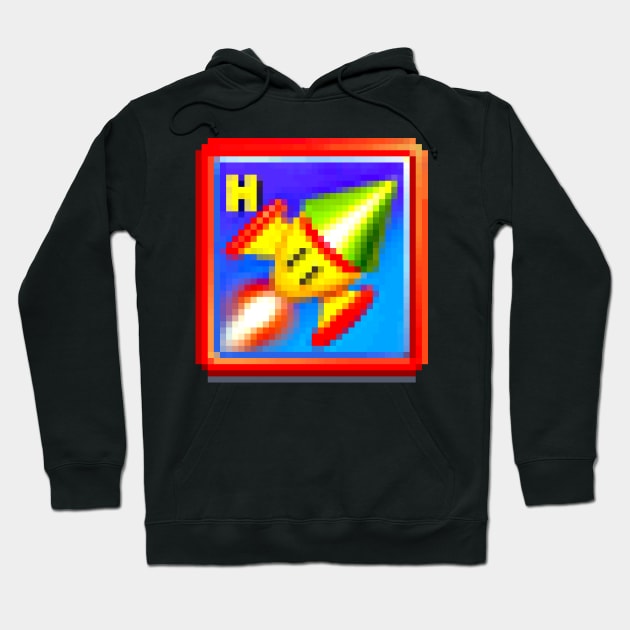 Homing Missile Sprite Hoodie by SpriteGuy95